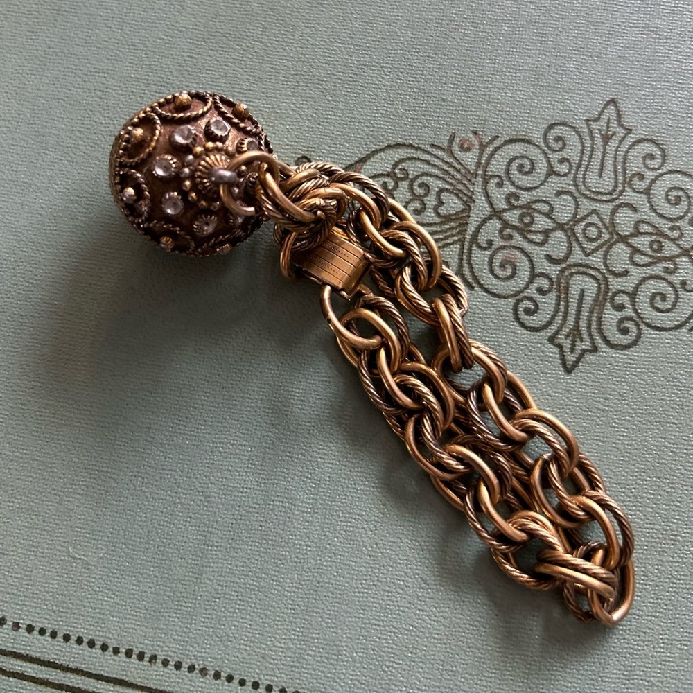 FANTASTIC Etruscan Revival Vintage Charm Bracelet - Picture 5 of 5
